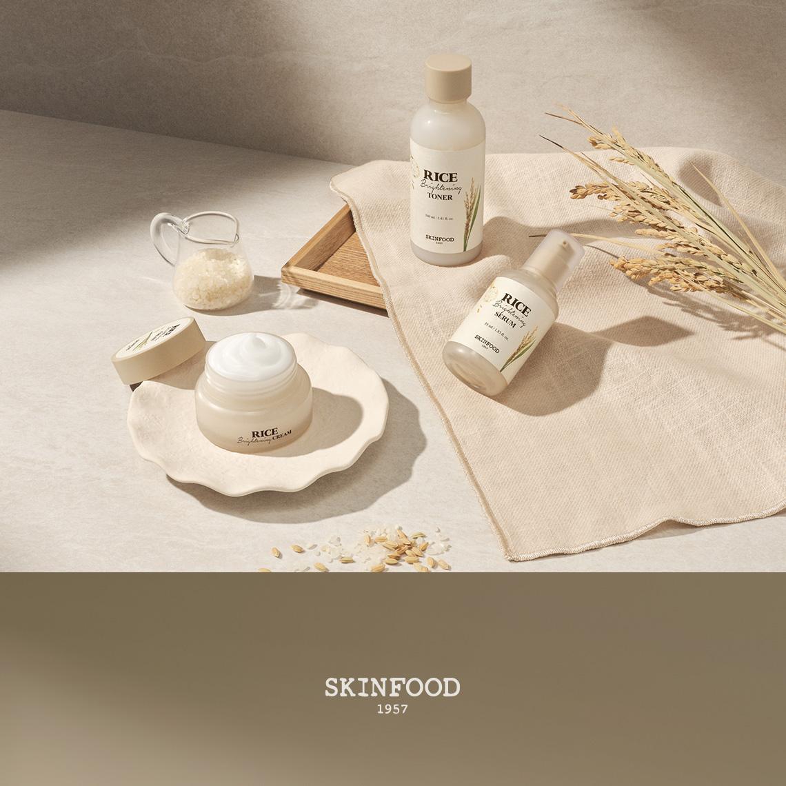 SKINFOOD ライスブライトニングトナー 160ml | OLIVE YOUNG Global