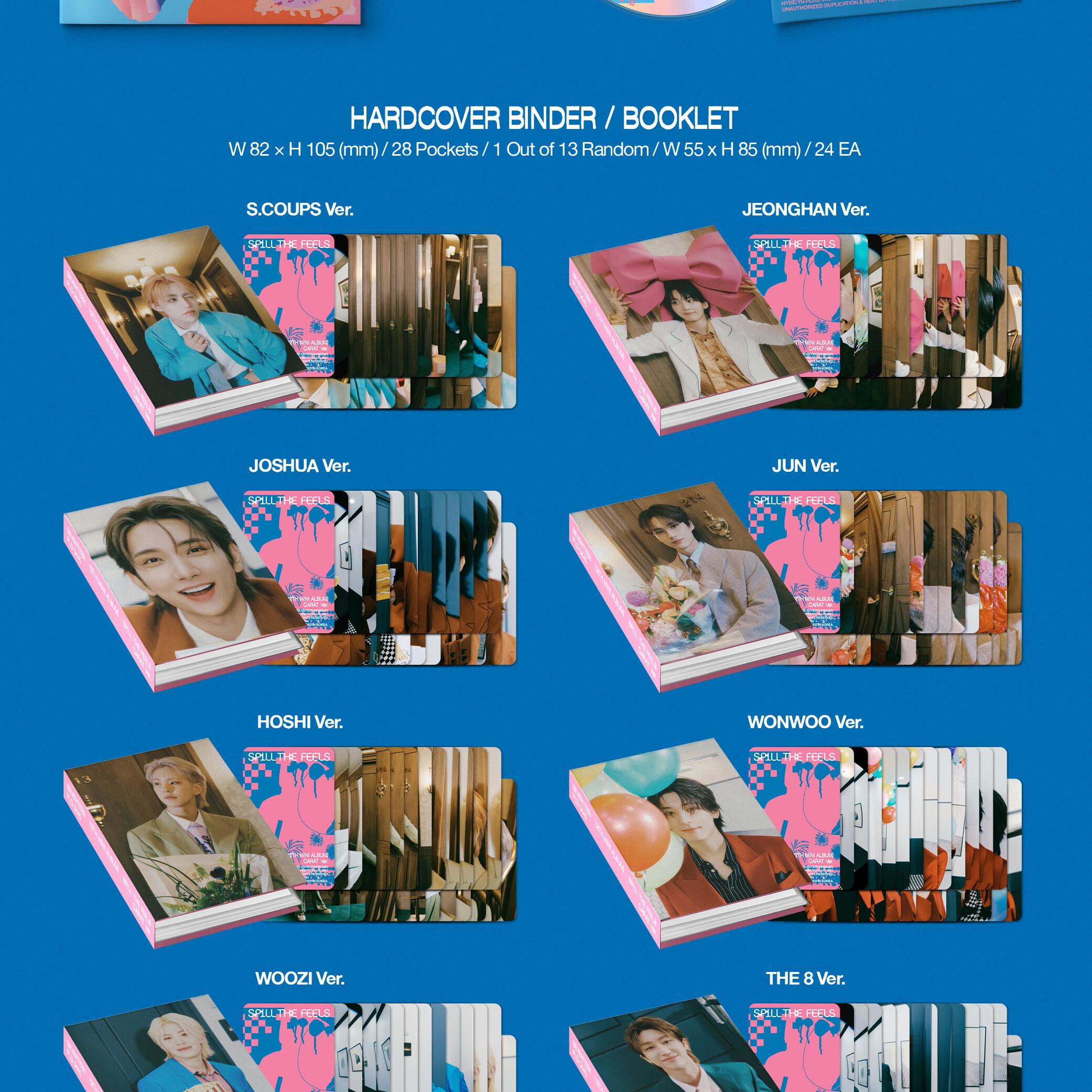 SEVENTEEN 12th Mini Album 'SPILL THE FEELS' CARAT Ver. (1