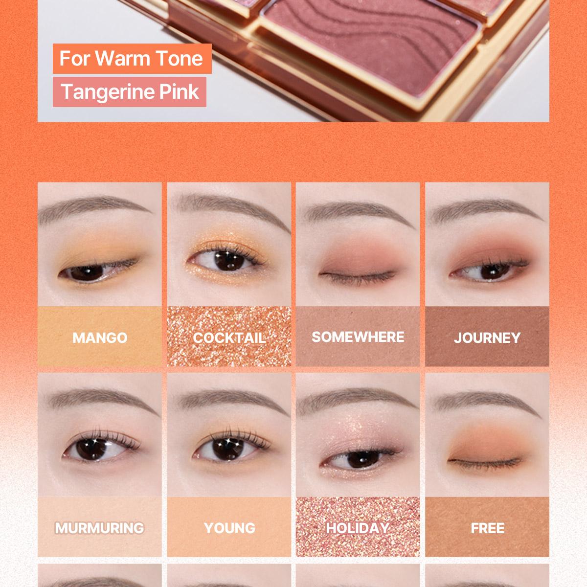[Sanrio EDITION] WAKEMAKE Soft Blurring Eye Palette (Set/Single) (26 Options)