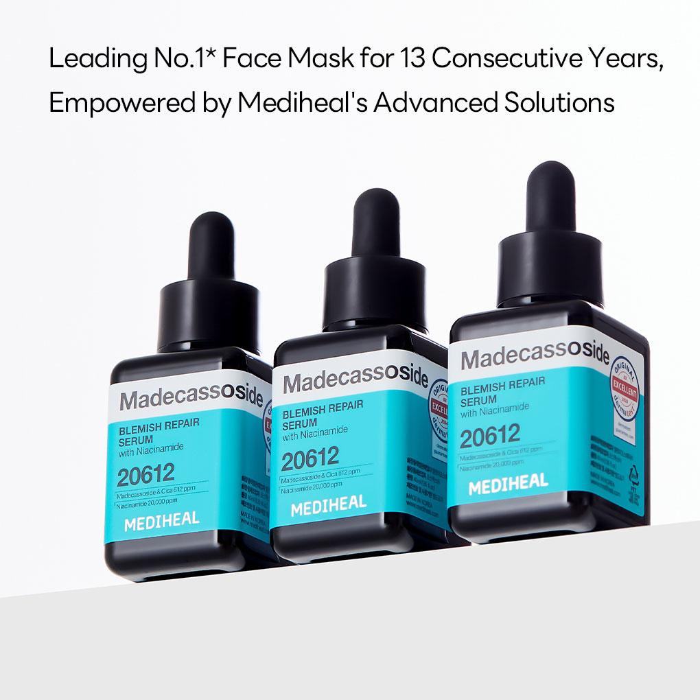 MEDIHEAL Madecassoside Blemish Repair Serum 100ml Set (+2 Toner