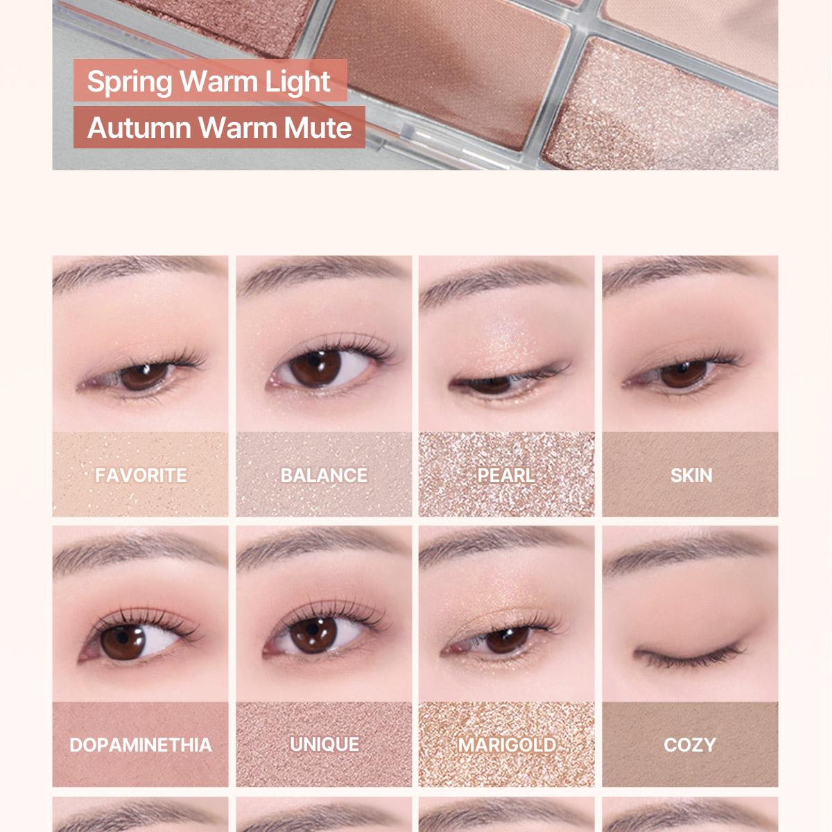 [Sanrio EDITION] WAKEMAKE Soft Blurring Eye Palette (Set/Single) (26 Options)