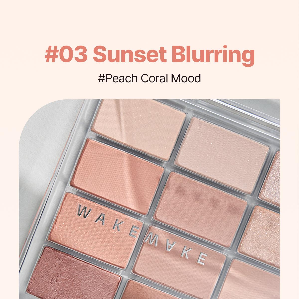 [Sanrio EDITION] WAKEMAKE Soft Blurring Eye Palette (Set/Single) (26 Options)