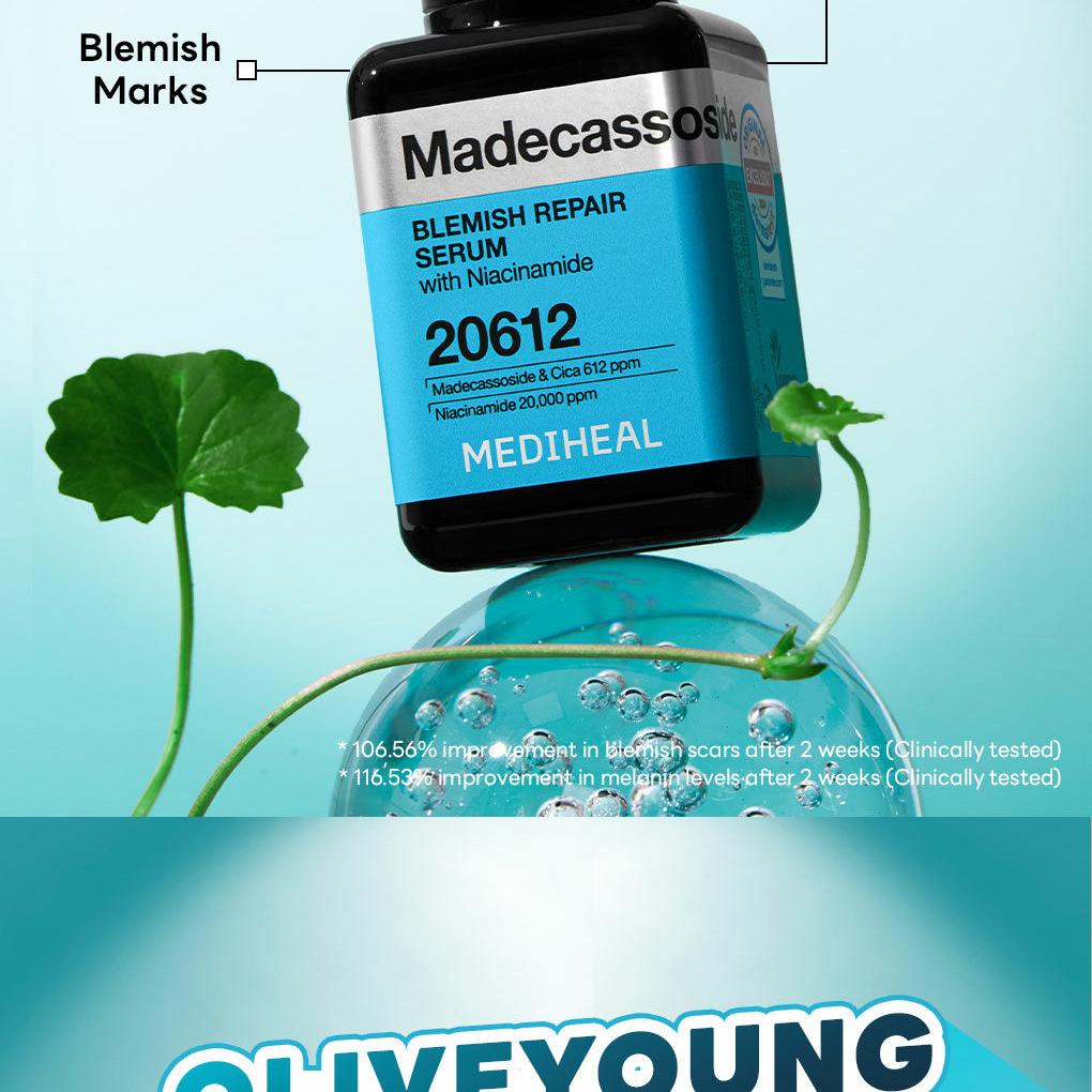 MEDIHEAL 梨様 Mediheal Madecassoside Blemish Repair Serum 40ml - testerkorea