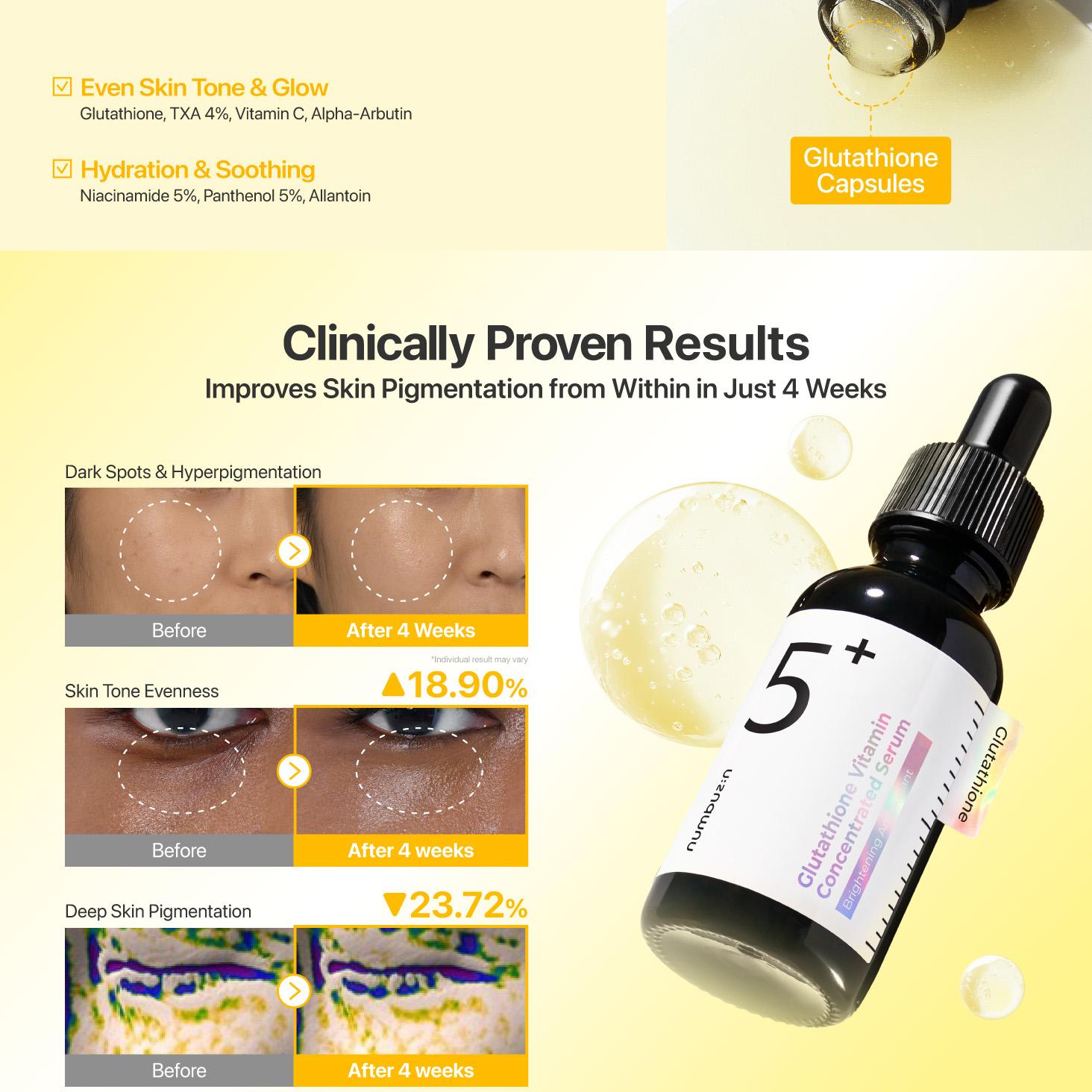 numbuzin No.5+ Vitamin Concentrated Serum 30mL+30mL Duo Set