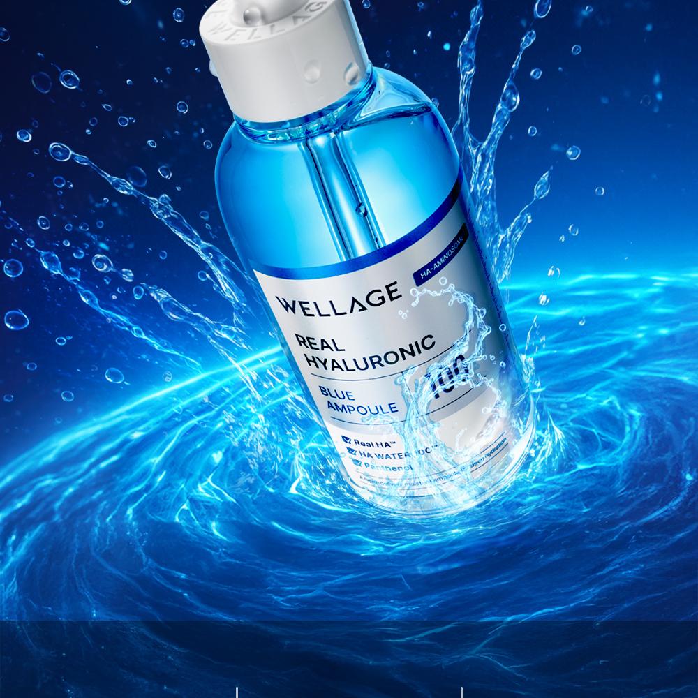 WELLAGE リアルヒアルロニックブルー100アンプル 75ml*2個入 | OLIVE
