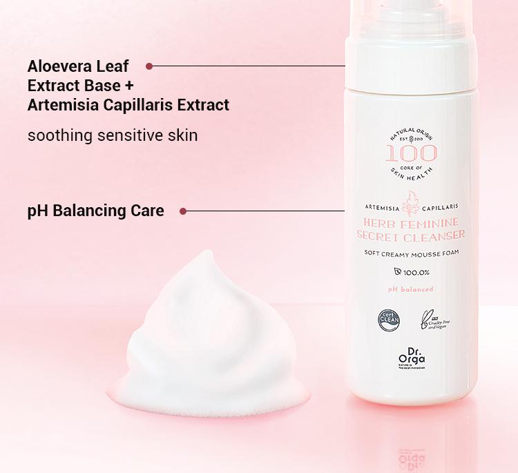 Dr. Orga Herb Feminine Secret Cleanser 150mL | OLIVE YOUNG Global