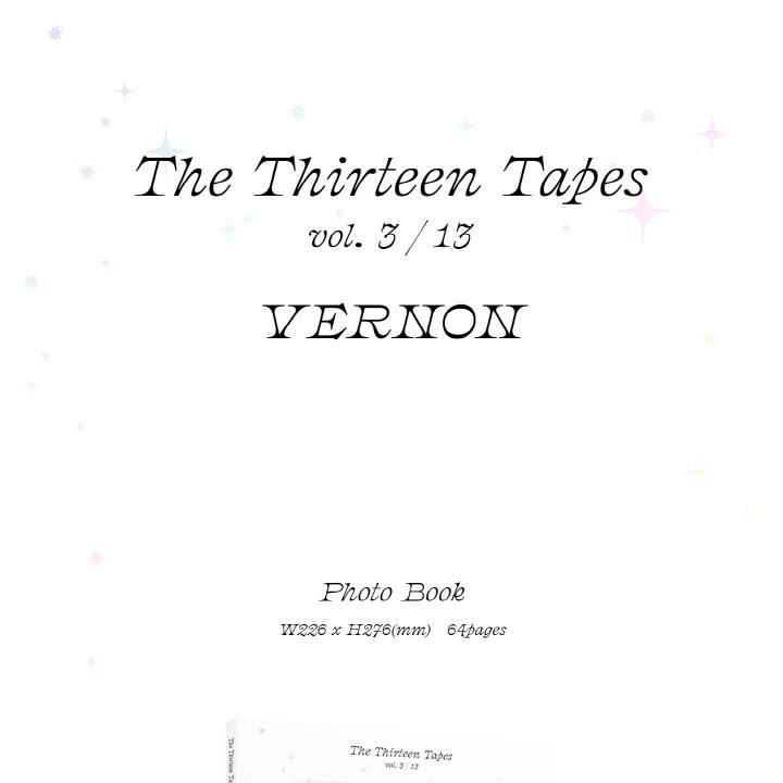 VERNON (SEVENTEEN) - 'THE THIRTEEN TAPES (TTT)' VOL. 3/13 VERNON