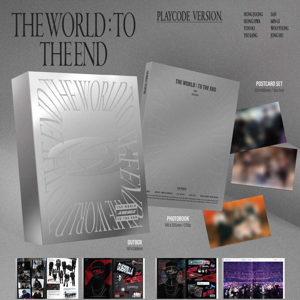 ATEEZ  新品 THE WORLD:TO THE END  PLAYCODE Ateez, Ateez, Ateez - ATEEZ - THE WORLD : TO THE END (DVD+