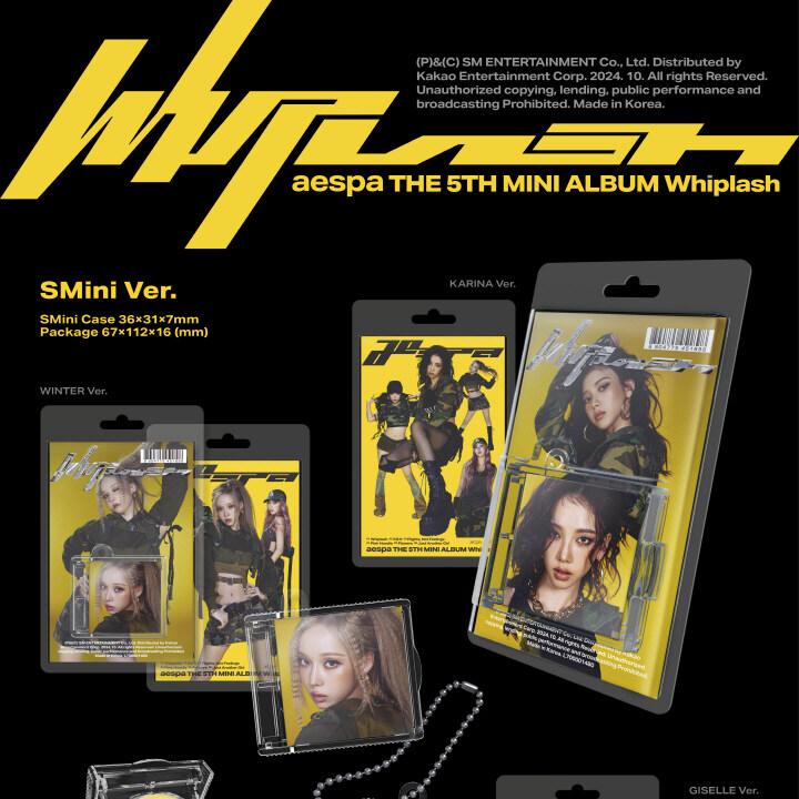新品未開封 aespa whiplash smini アルバム 4種セット 新品未開封】aespa Whiplash SMini Ver. 4種セット