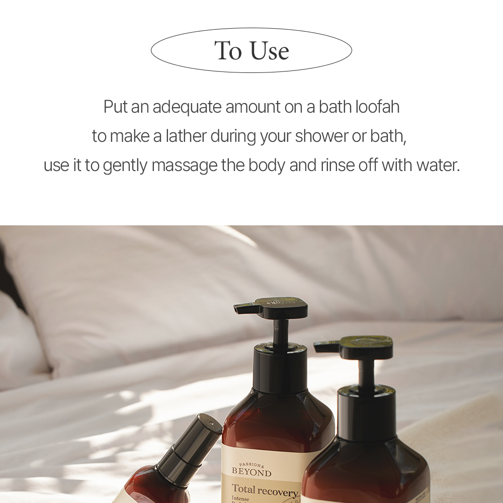 Beyond Total Recovery Intense Body Wash 500mL | OLIVE YOUNG Global