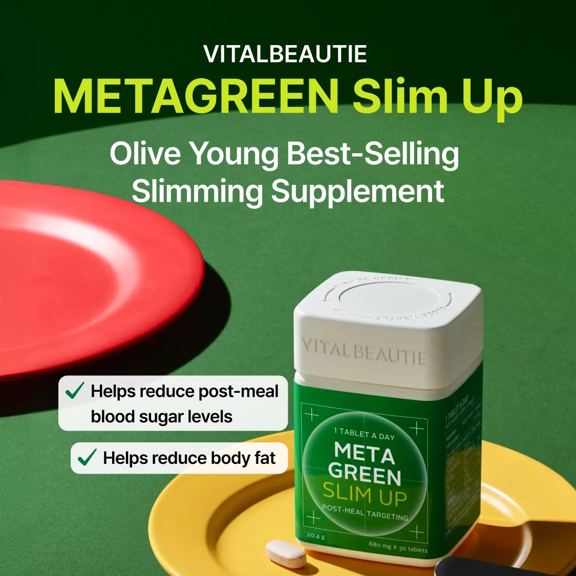VITALBEAUTIE Meta Green Slim Up 60 Tablets (60-day supply) | OLIVE