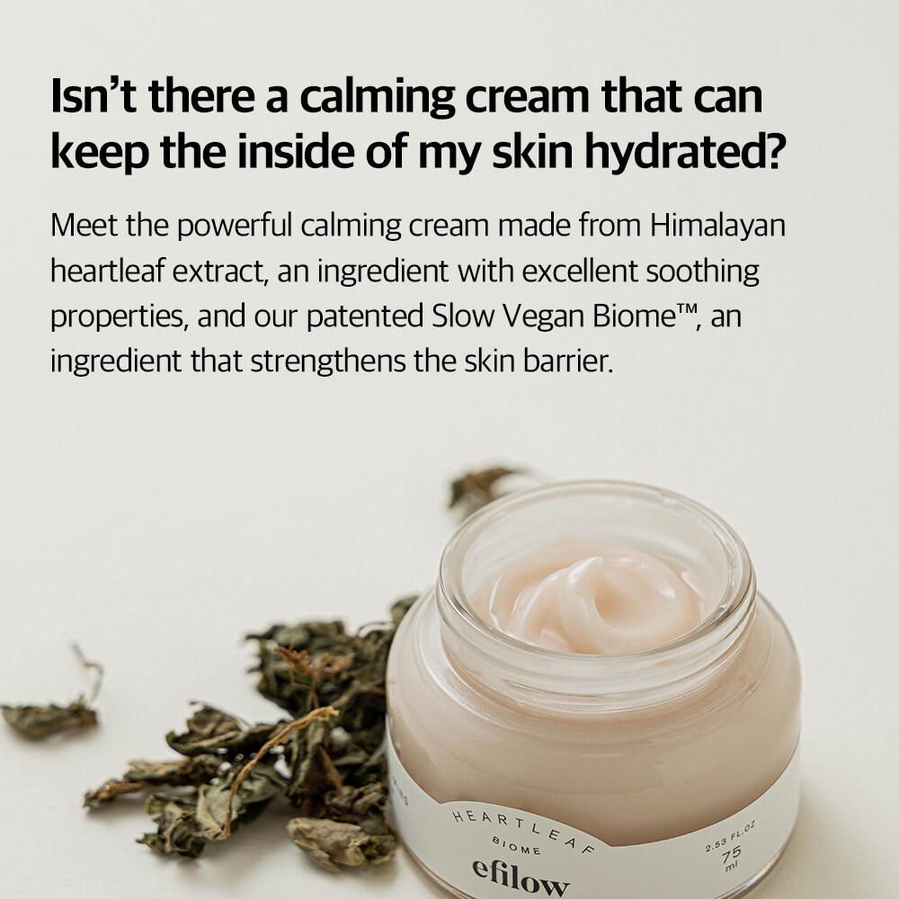 efilow Heartleaf Biome Hydra Calming Cream 70ml | OLIVE
