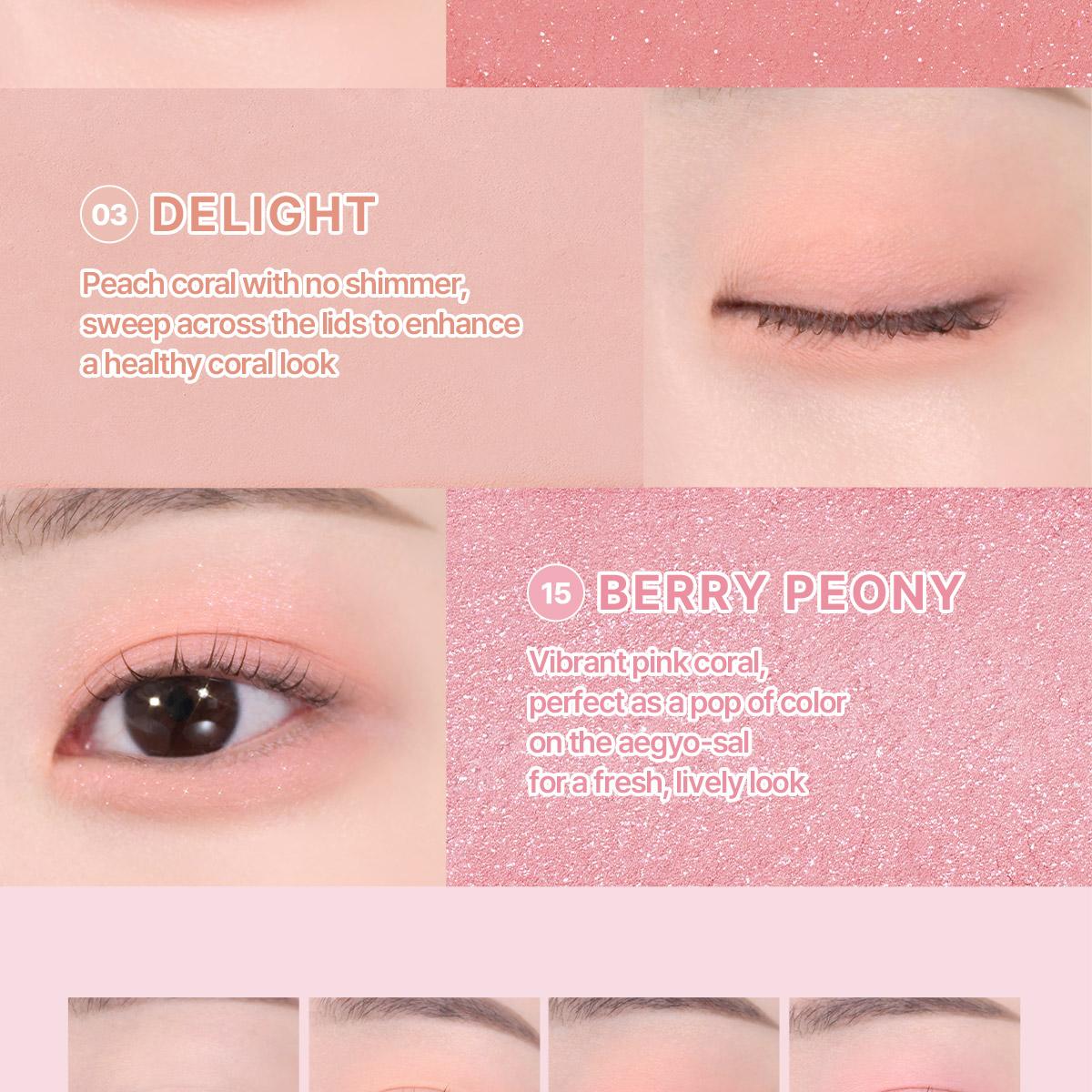 [Sanrio EDITION] WAKEMAKE Soft Blurring Eye Palette (Set/Single) (26 Options)