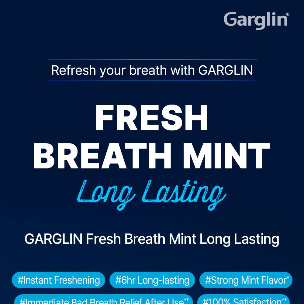 Garglin Fresh Breath Mint 15ml (Long Lasting) | OLIVE YOUNG Global