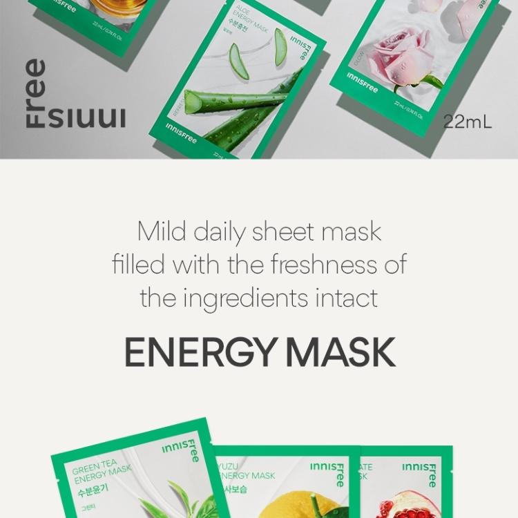 INNISFREE Yuzu Energy Mask Sheet 1P | OLIVE YOUNG Global