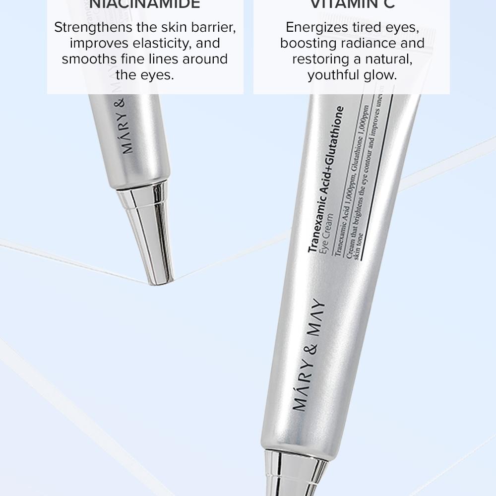liposomal glutathione bioavailability human study Mary&May Tranexamic Acid + Glutathione Eye Cream 30g Set (+12g*2ea)