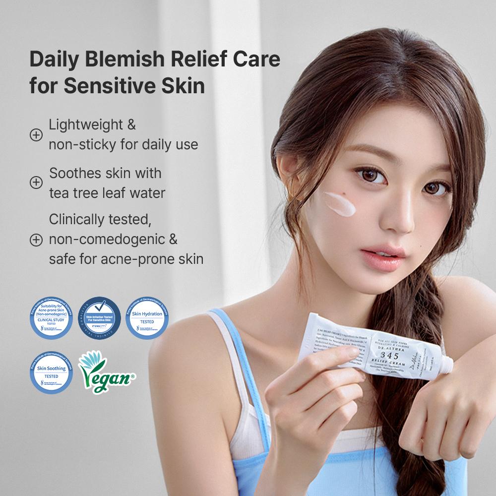 Dr. Althea 345 Relief Cream 50ml Set (+10ml*2ea+Tube Wringer)