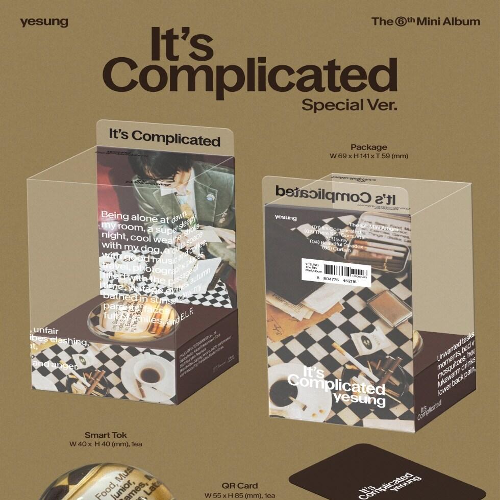 YESUNG - 6TH MINI ALBUM [IT'S COMPLICATED] (SPECIAL VER.)(SMART