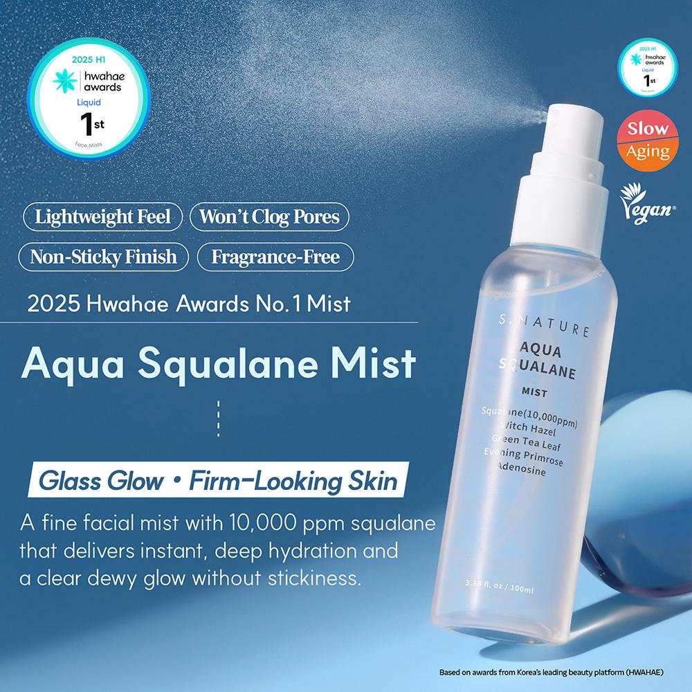 S.NATURE アクアスクワランミスト 100ml | OLIVE YOUNG Global