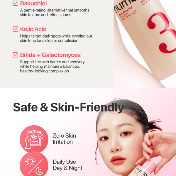 numbuzin No.3 Silky First Texture Boosting Toner 200ml Set (+50ml