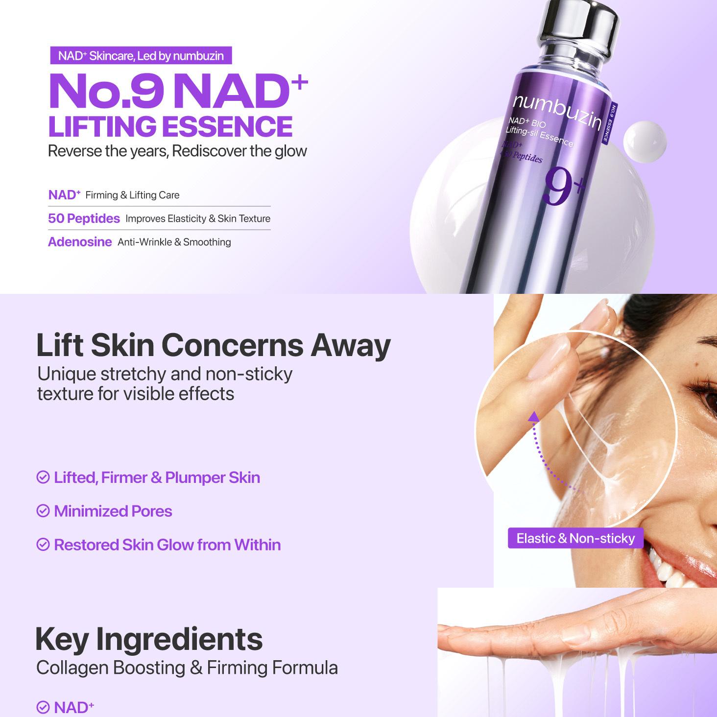 numbuzin No. 9 NAD Bio Lifting-sil Essence 50ml | OLIVE YOUNG Global