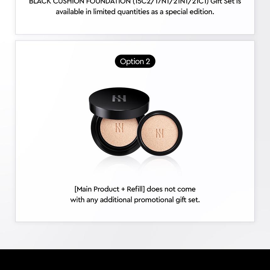 HERA Black Cushion Foundation Refill Set (9 Shades)