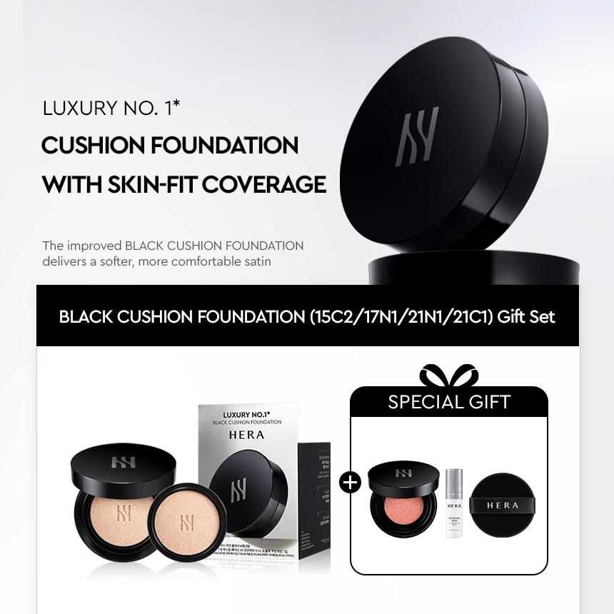 HERA Black Cushion Foundation Refill Set (9 Shades)