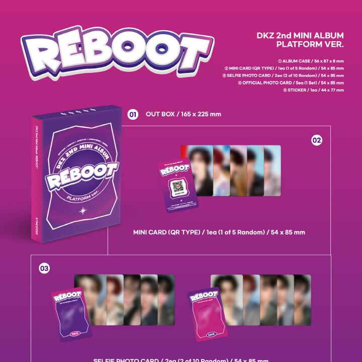 DKZ - 2ND MINI ALBUM [REBOOT] (PLATFORM VER.) | OLIVE YOUNG Global