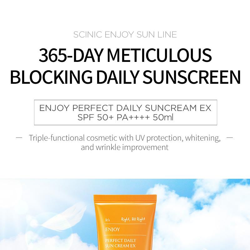 Scinic Enjoy Perfect Sun Cream SPF50+/PA+++ 50ml | OLIVE YOUNG Global