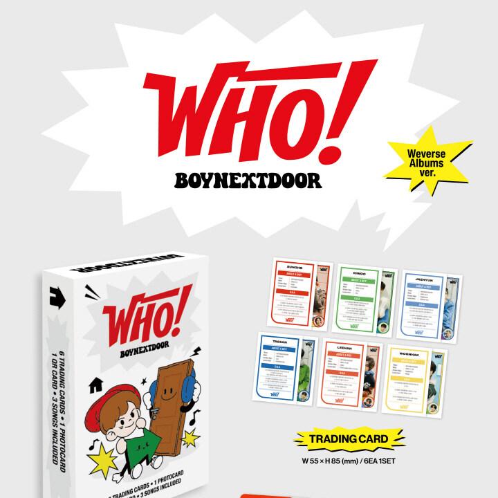 BOYNEXTDOOR - 1ST SINGLE 'WHO!' (WEVERSE ALBUMS VER.) | OLIVE