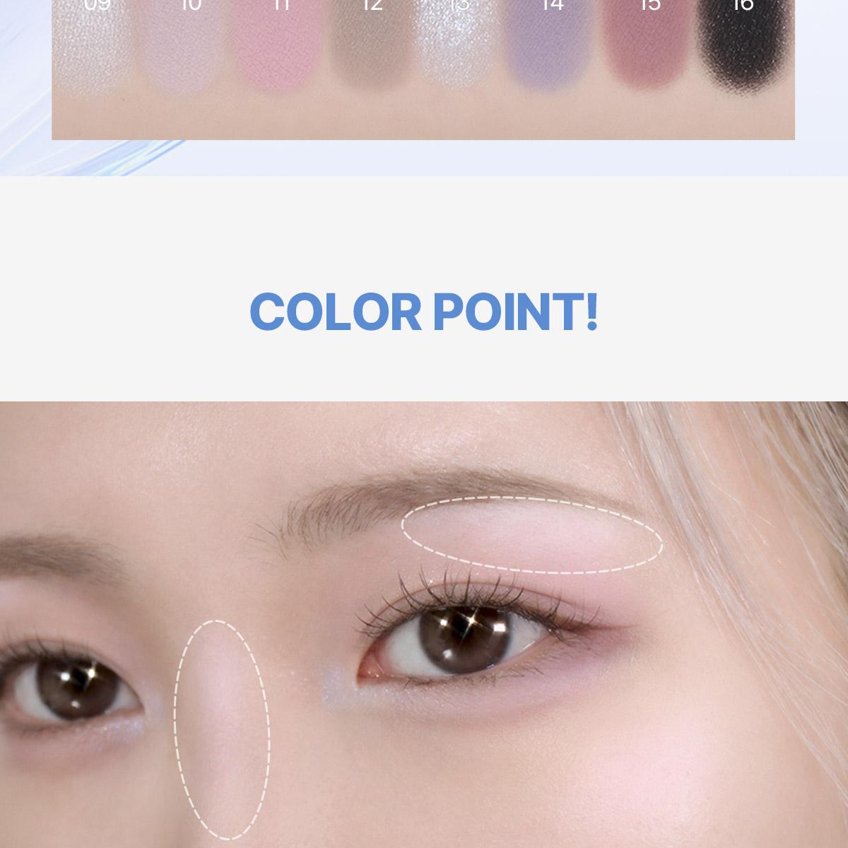 [Sanrio EDITION] WAKEMAKE Soft Blurring Eye Palette (Set/Single) (26 Options)