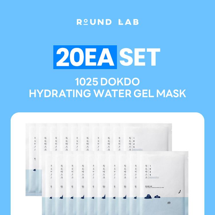 ROUND LAB 1025 Dokdo Hydrating Water Gel Mask Sheet 20ea | OLIVE