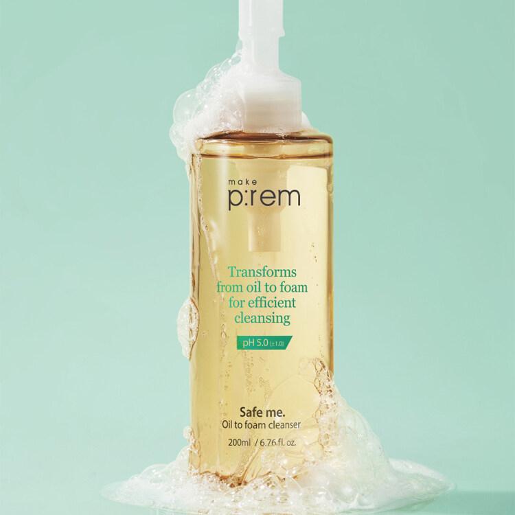 makeprem Safe Me Oil To Foam Cleanser Special Set (200mL +