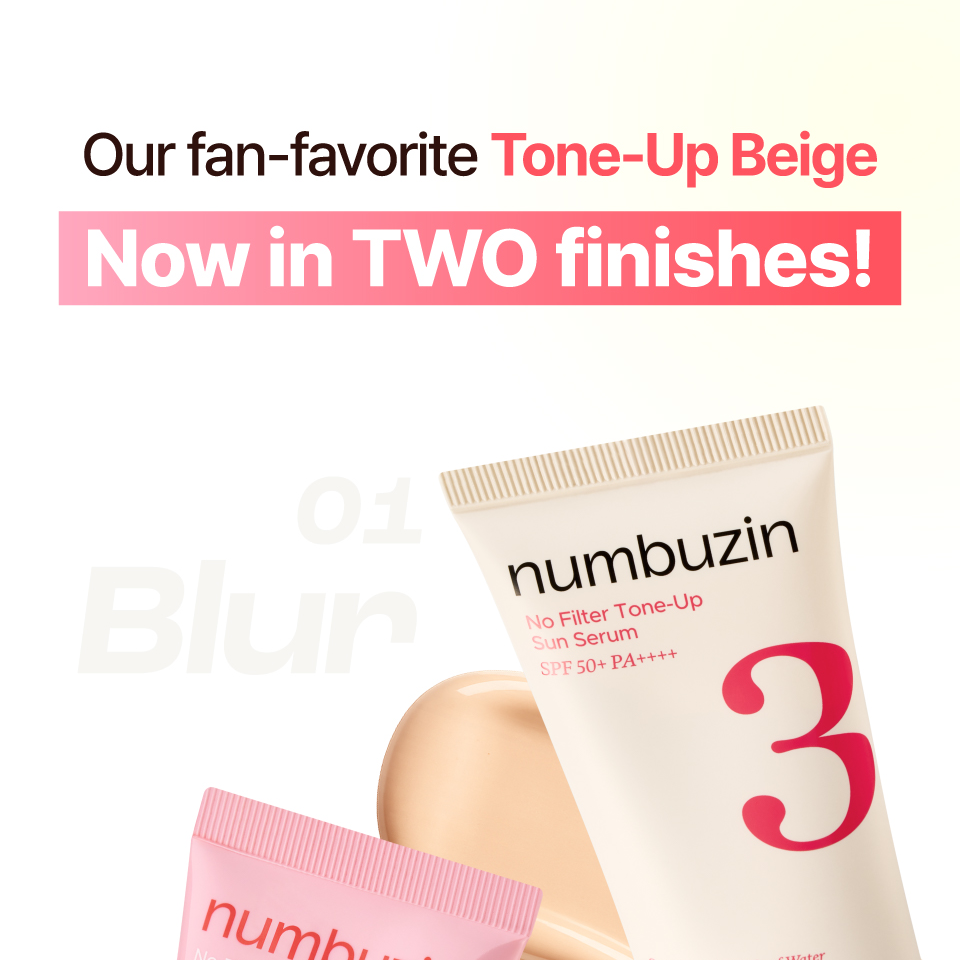 numbuzin No.3 Porcelain Base-skip Tone Up Beige 50ml 02 Glow