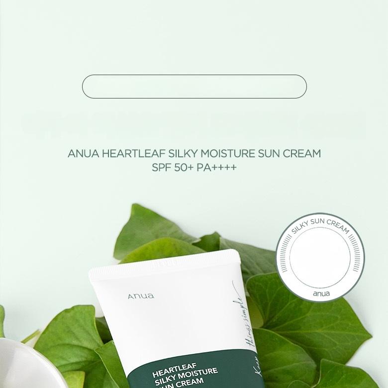 Anua ドクダミシルキーモイスチャー日焼け止め 50ml+10ml 企画