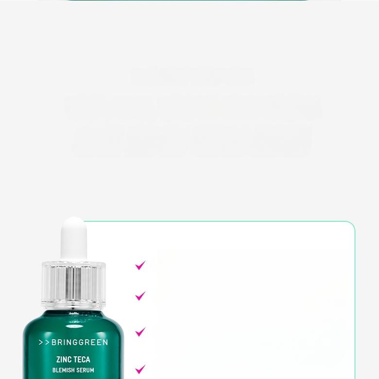 BRINGGREEN Zinc Teca Trouble Serum 25mL+25mL Refill Double