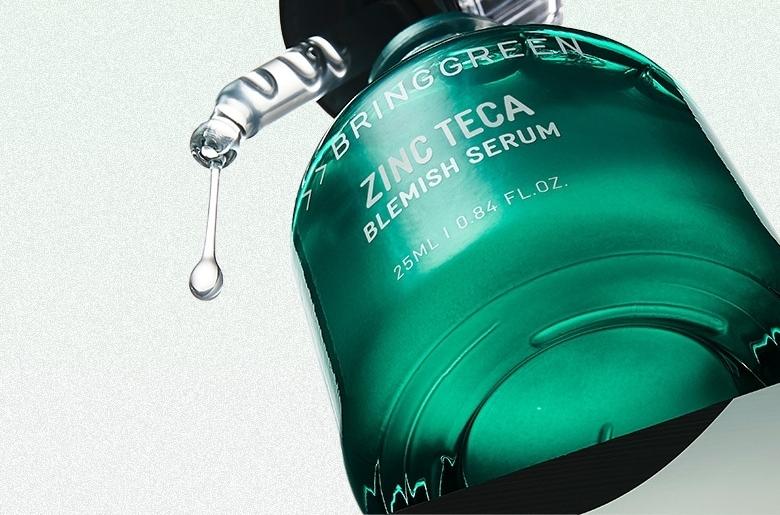 EC GREEN ZiNC beautyセット BRING GREEN Zinc Teca Blemish Serum + Refill Set 2items Best