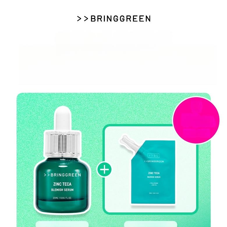 BRINGGREEN ジンクテカ トラブルセラム 25mL+25mL リフィルダブル