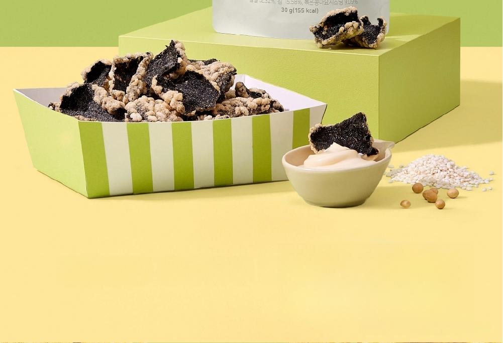 Delight project Soybean Mayo Crispy Sweet Rice Laver Chip Special