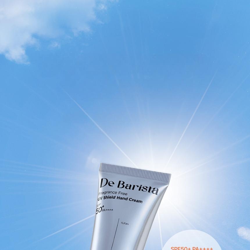 MD'S PICK De Barista Fragrance Free UV Shield Hand Cream 50g