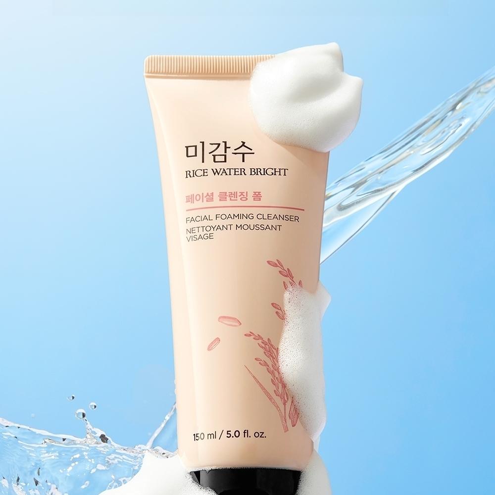 The Face Shop Rice Water Bright Facial Foaming Cleanser Review