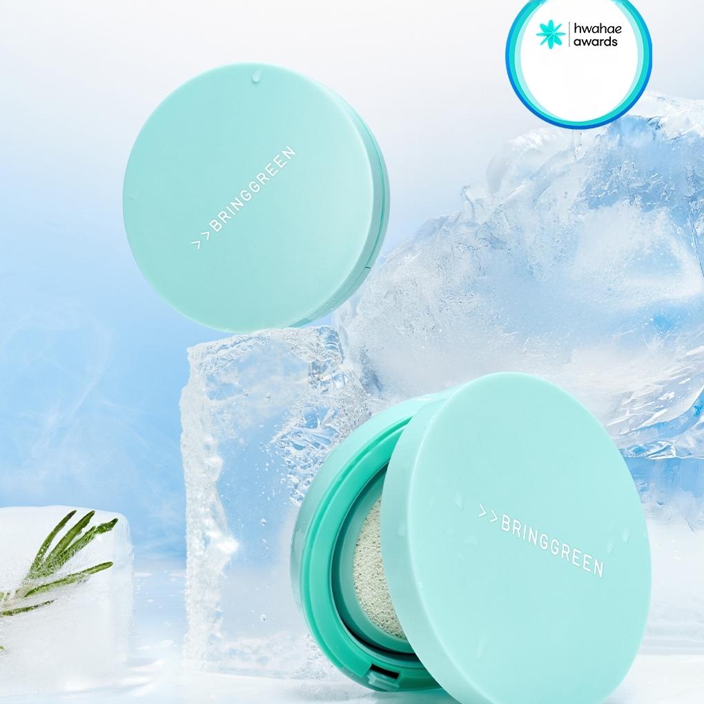 BRINGGREEN Tea Tree Cica Tone-Up Sun Cushion 15g_NEW | OLIVE YOUNG
