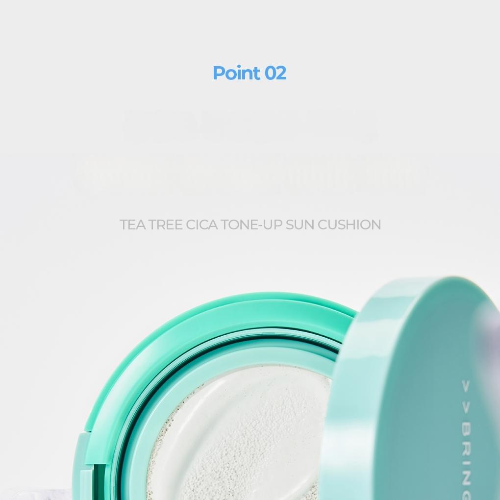 BRINGGREEN Tea Tree Cica Tone-Up Sun Cushion 15g_NEW | OLIVE YOUNG
