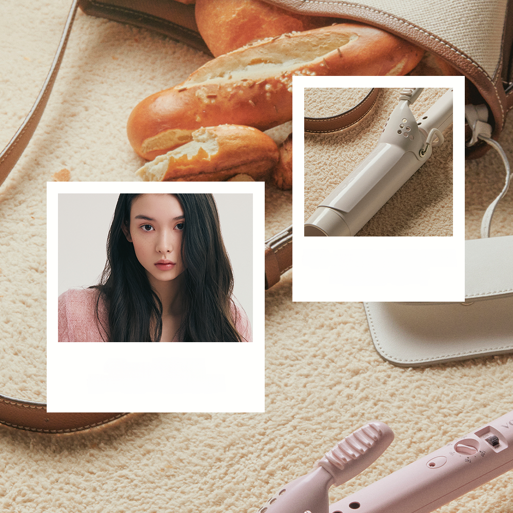 VODANA グラムウェーブカーリングアイロン 40mm パウダーピンク