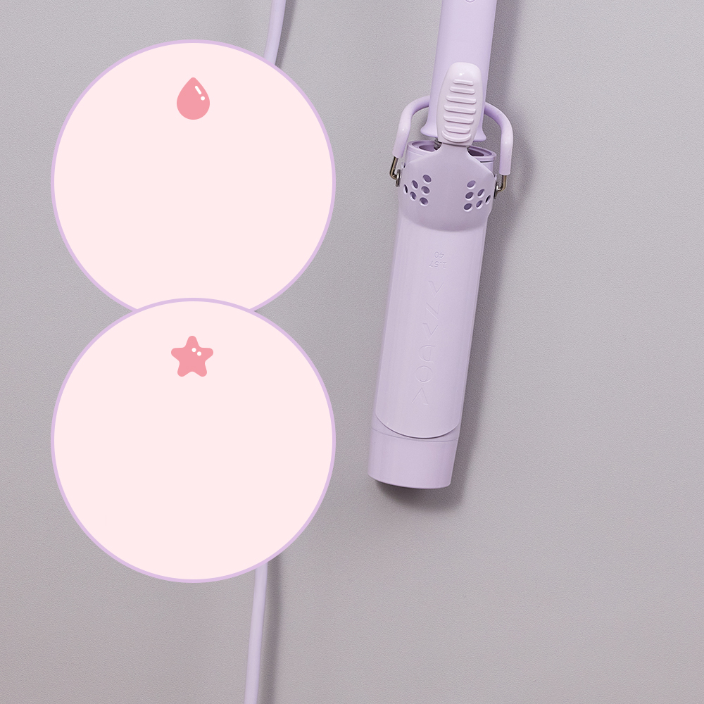 VODANA Glamwave Curling Iron ピンク Amazon | VODANA グラムウェーブ カールアイロン (40mm, Pink)長持ちし