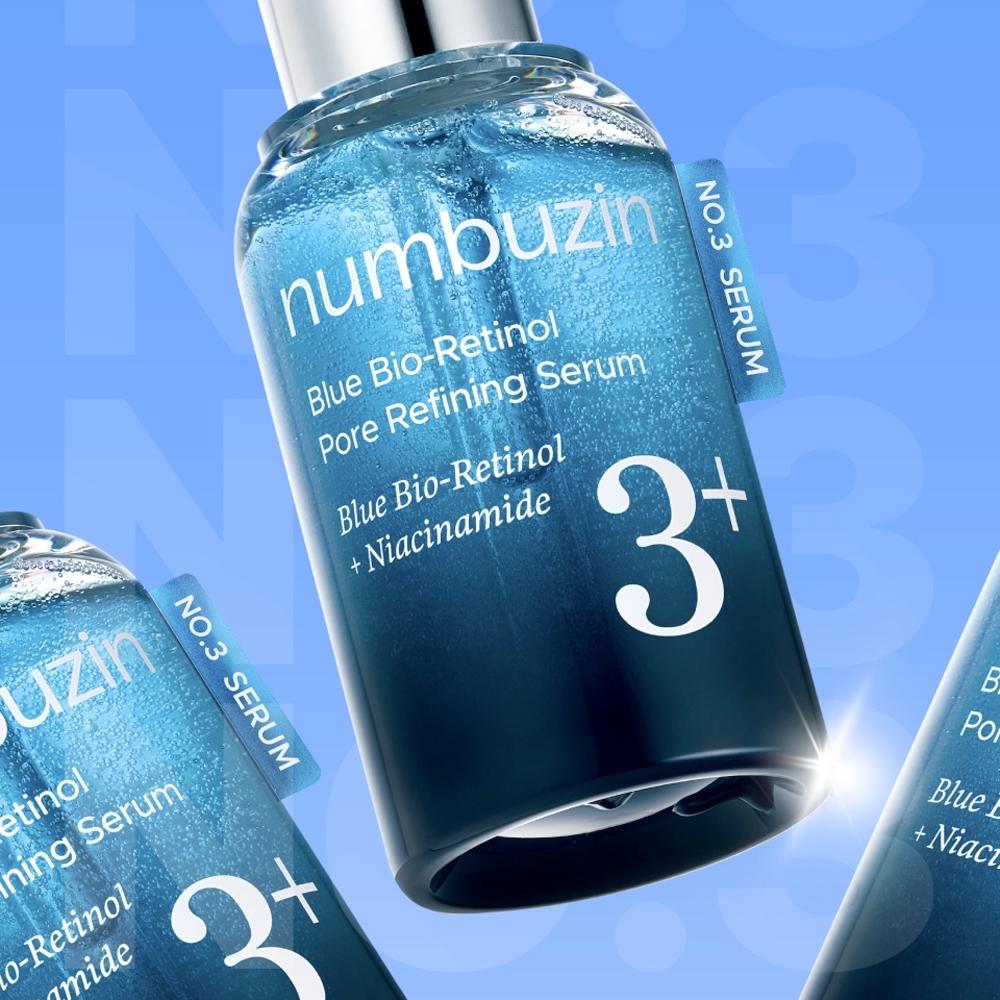 numbuzin No. 3 Blue Bio-Retinol Pore Refining Serum 30ml | OLIVE