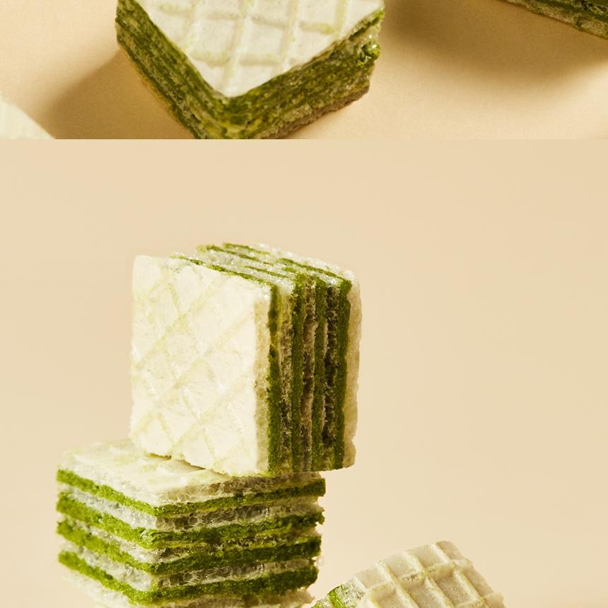 osulloc Green Tea Wafers Cube 100g | OLIVE YOUNG Global