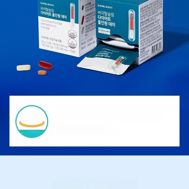 ダイエットサプリ Vieasel VITAL HEALTH バイタルスリムダイエットオールインワンデー10包ダブル