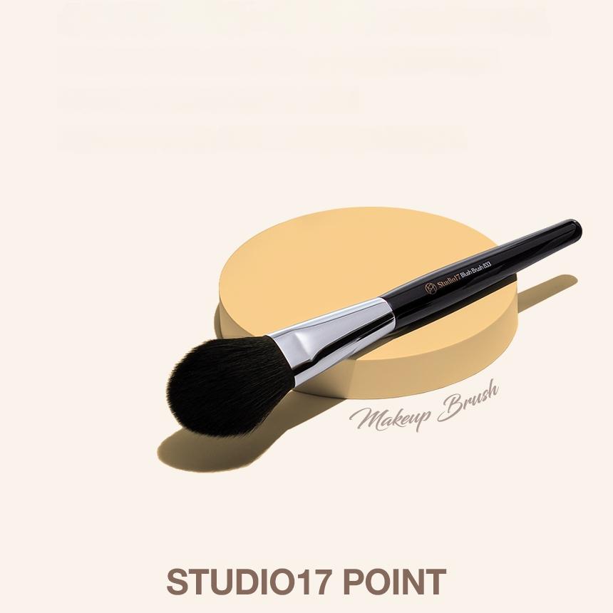 Studio17 Dual Rougepinsel Mit Silikonspitze – 2-in-1 Make-up-Pinsel Für Konturierung Und Rouge
