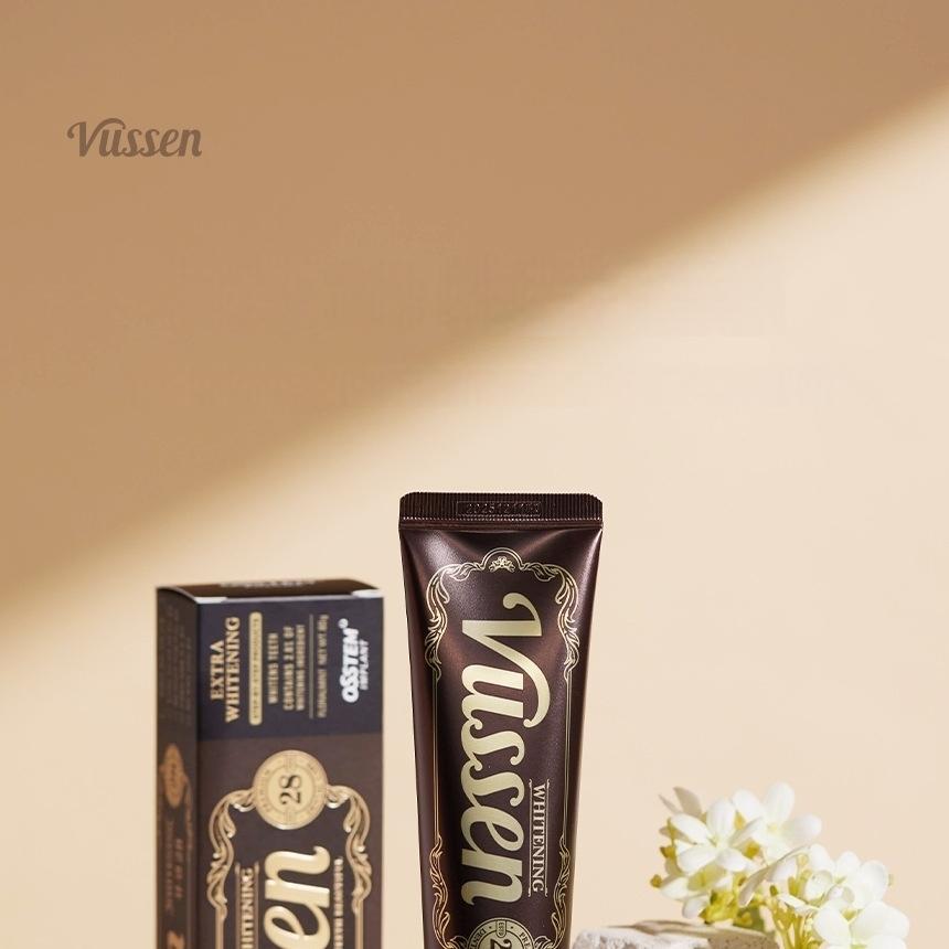 VUSSEN New 28 Extra Whitening Paste 105g Large Volume Set (+Light